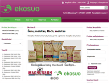 Tablet Screenshot of ekosuo.lt